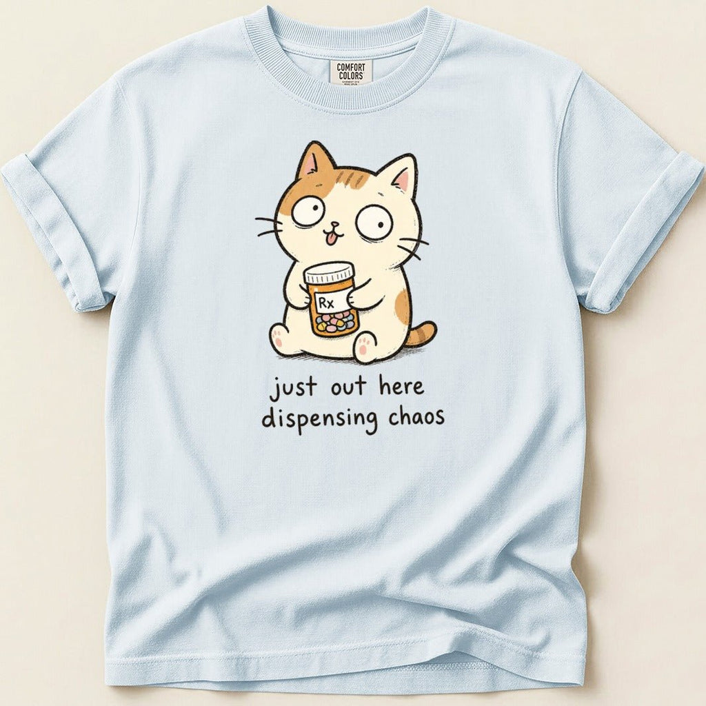 Dispensing Chaos Tee - Adverse Reactions