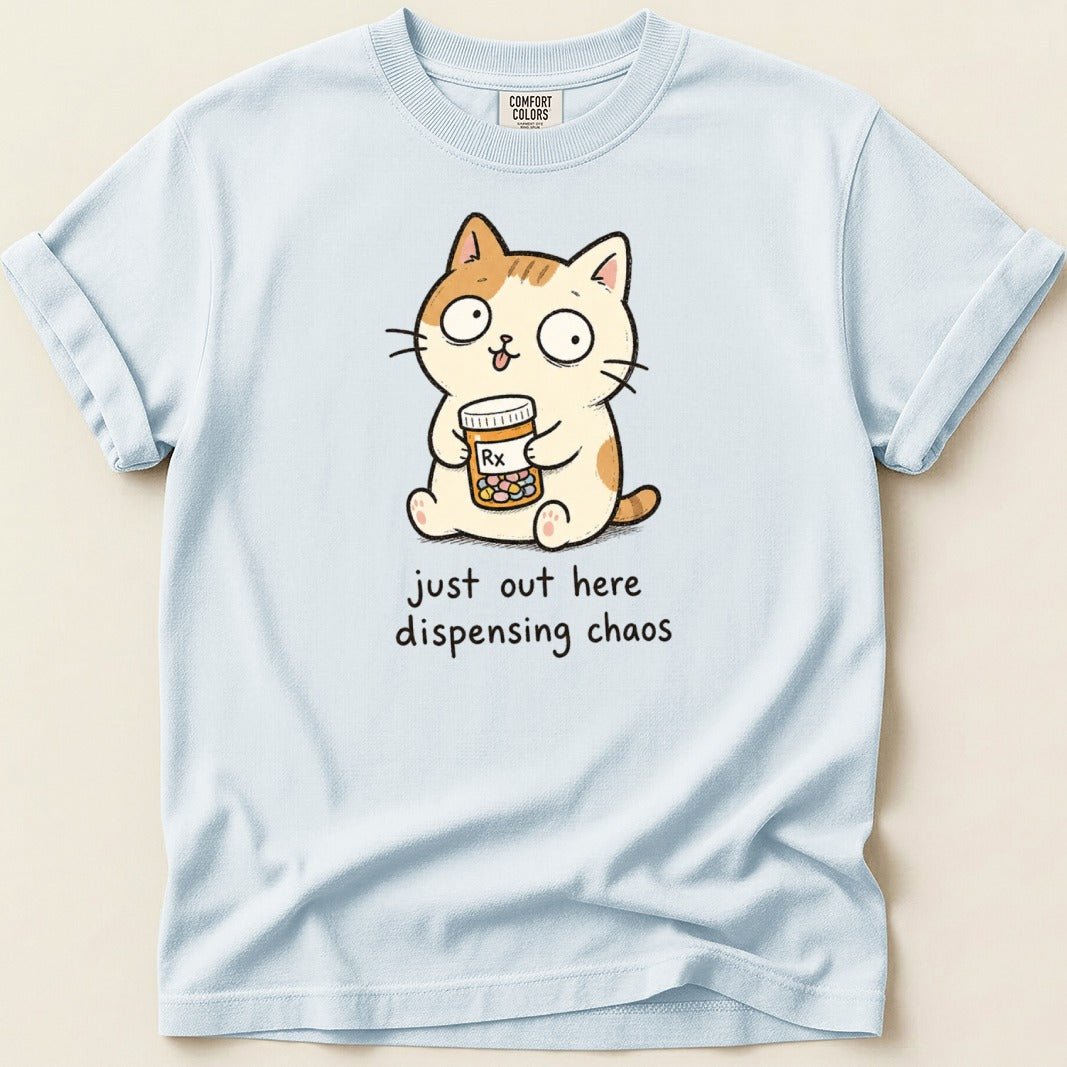 Dispensing Chaos Tee - Adverse Reactions