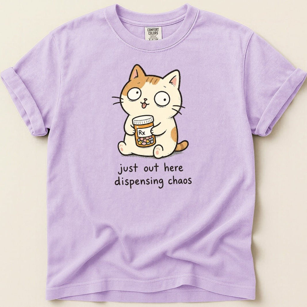 Dispensing Chaos Tee - Adverse Reactions