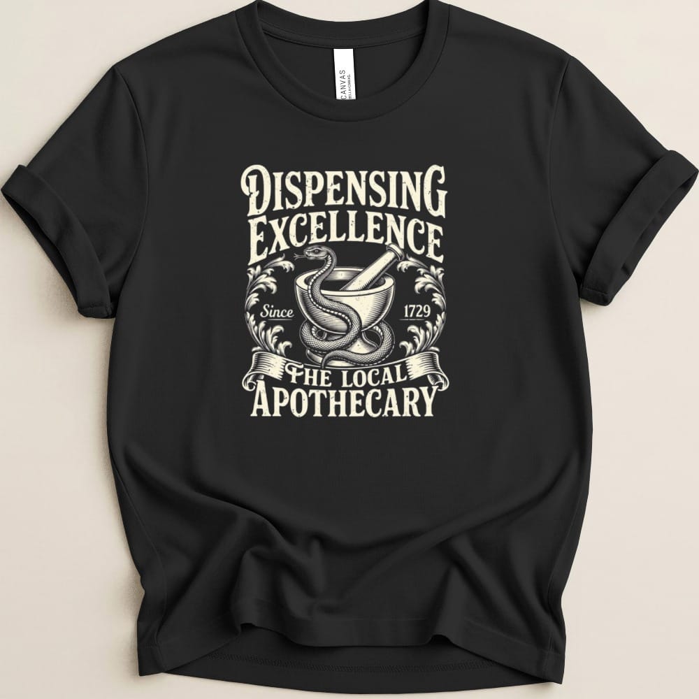 Dispensing Excellence Apothecary Tee - Adverse Reactions