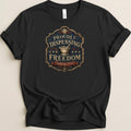 Dispensing Freedom Sign Tee - Adverse Reactions