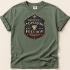 Dispensing Freedom Sign Tee - Adverse Reactions