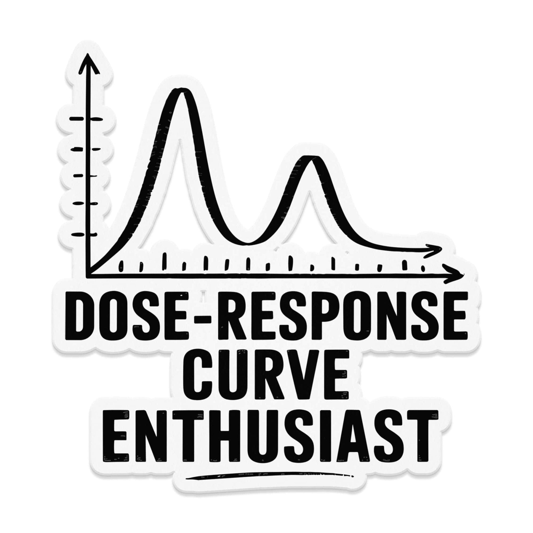 Dose Response Curve Enthusiast Graph Science Magnet - Adverse Reactions