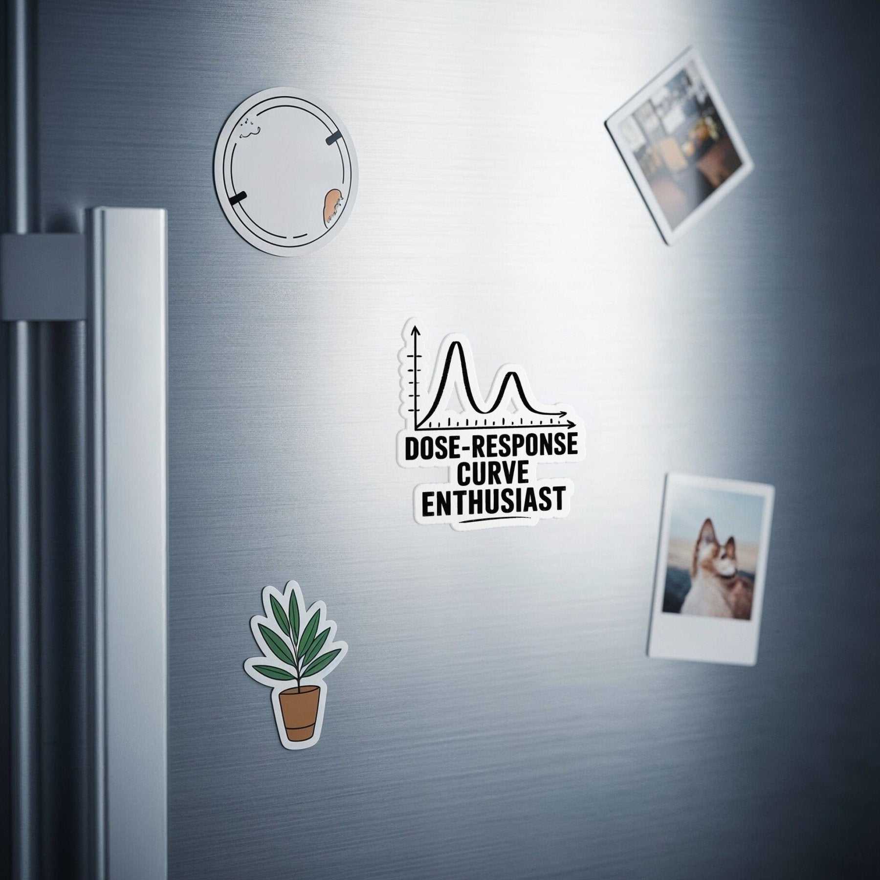 Dose - Response Curve Enthusiast Magnet - Adverse Reactions - Pharmacy Apparel for Pharmacists, Techs & Students
