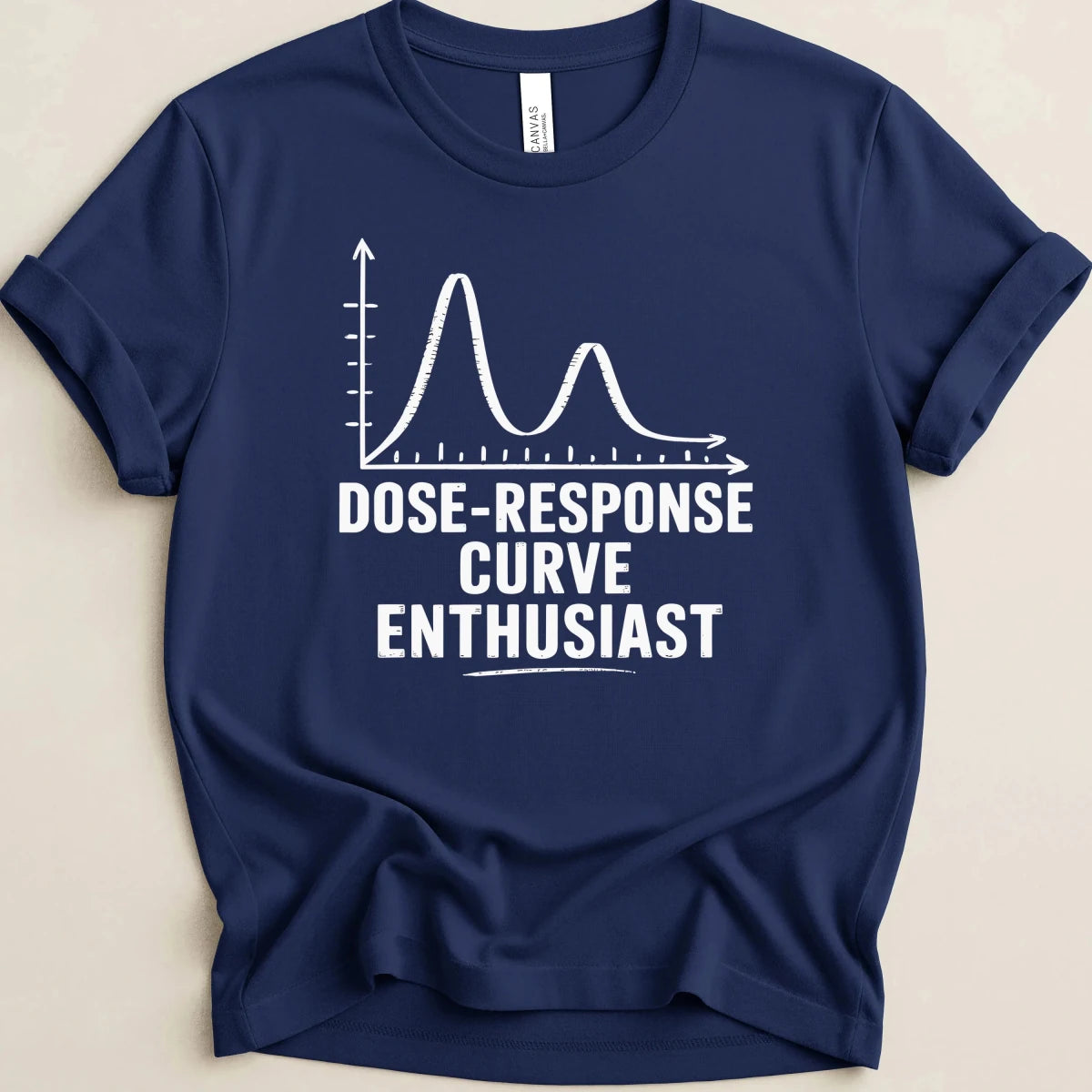 Dose-Response Curve Enthusiast Tee - Adverse Reactions