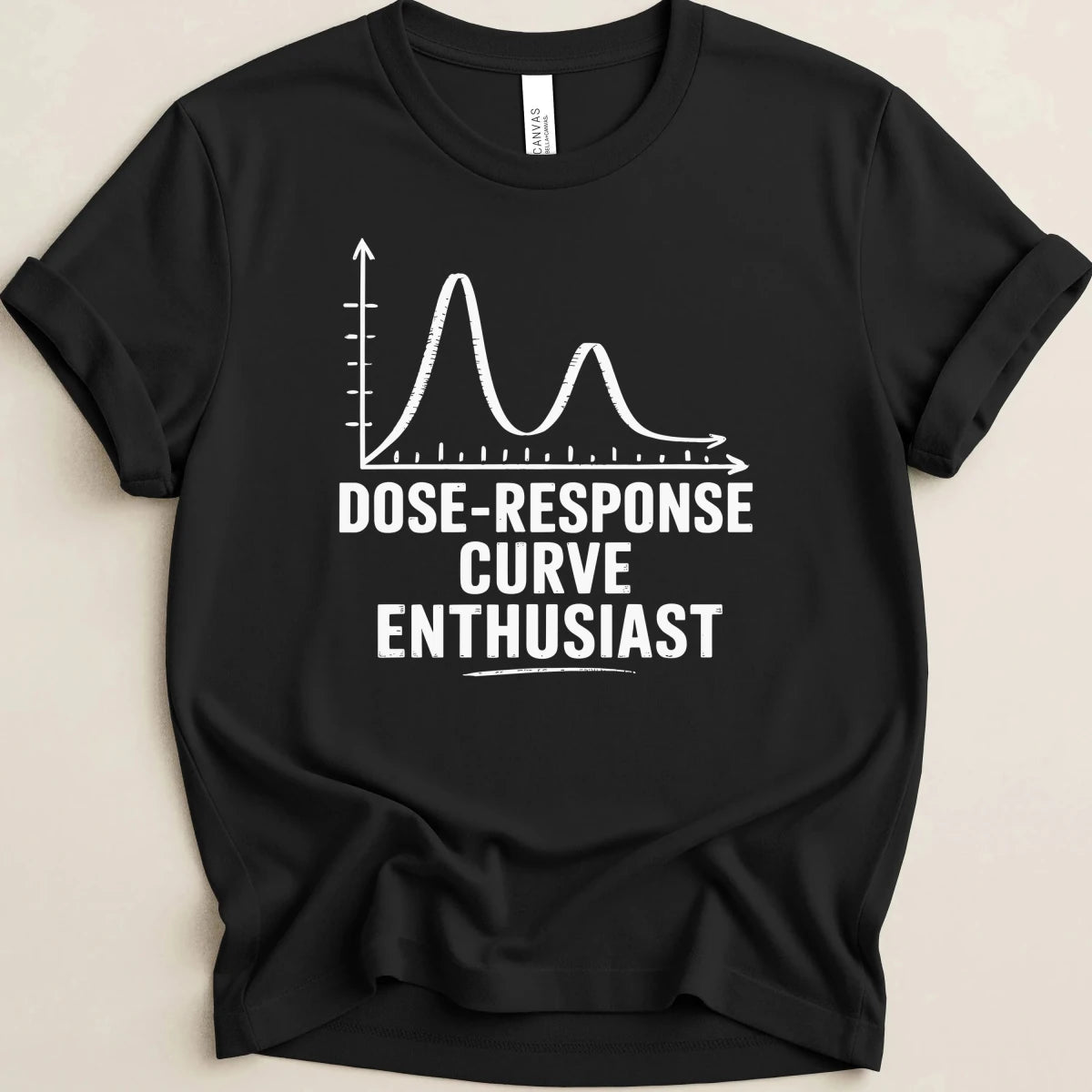 Dose-Response Curve Enthusiast Tee - Adverse Reactions