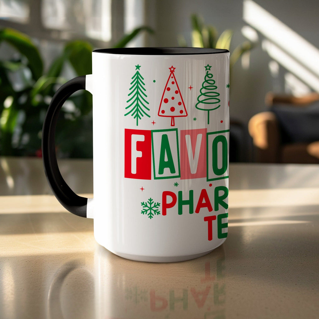 Favorite Pharmacist Holiday Gift Mug
