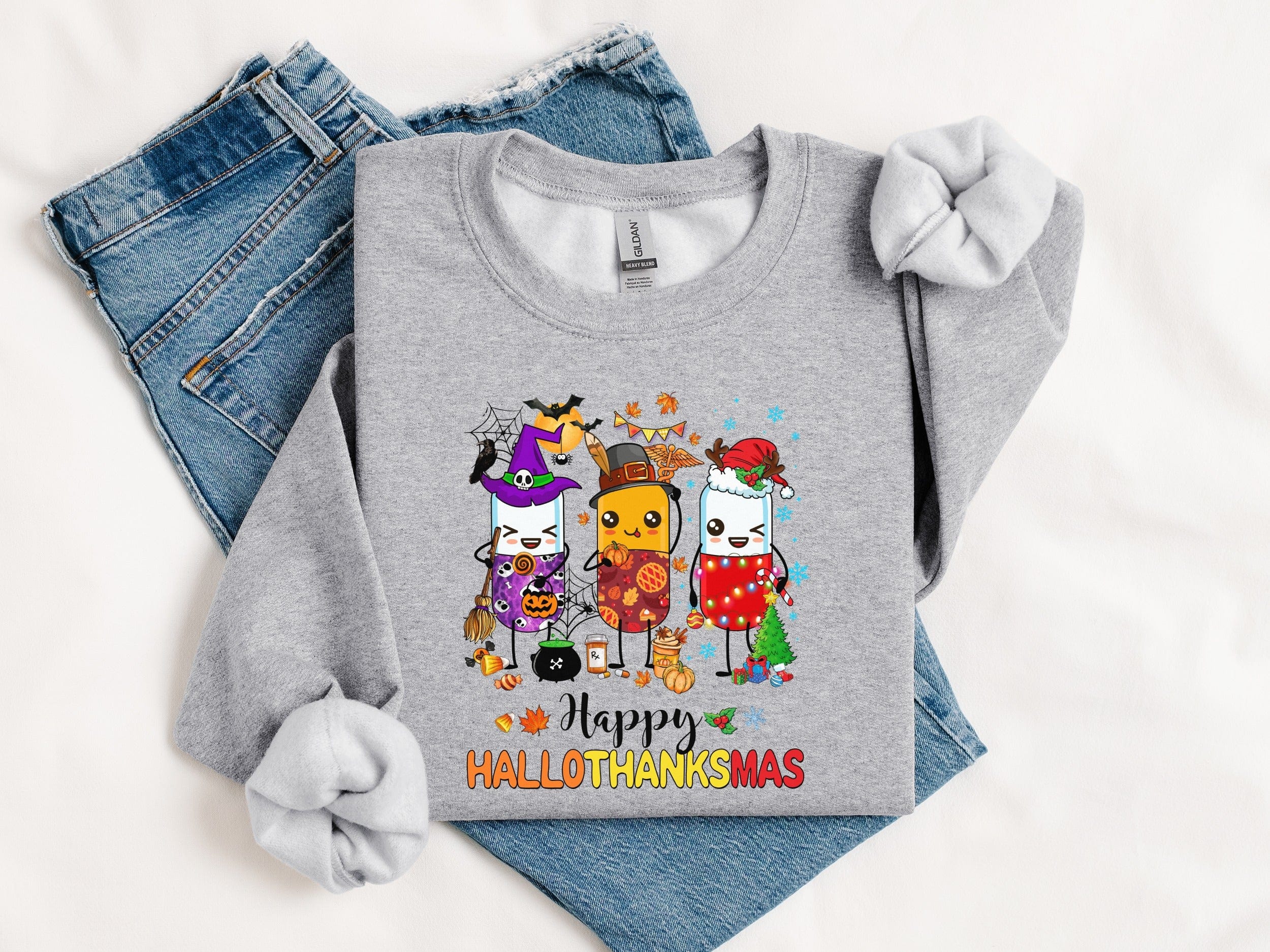 Happy Hallothanksmas Graphic Sweatshirt product
