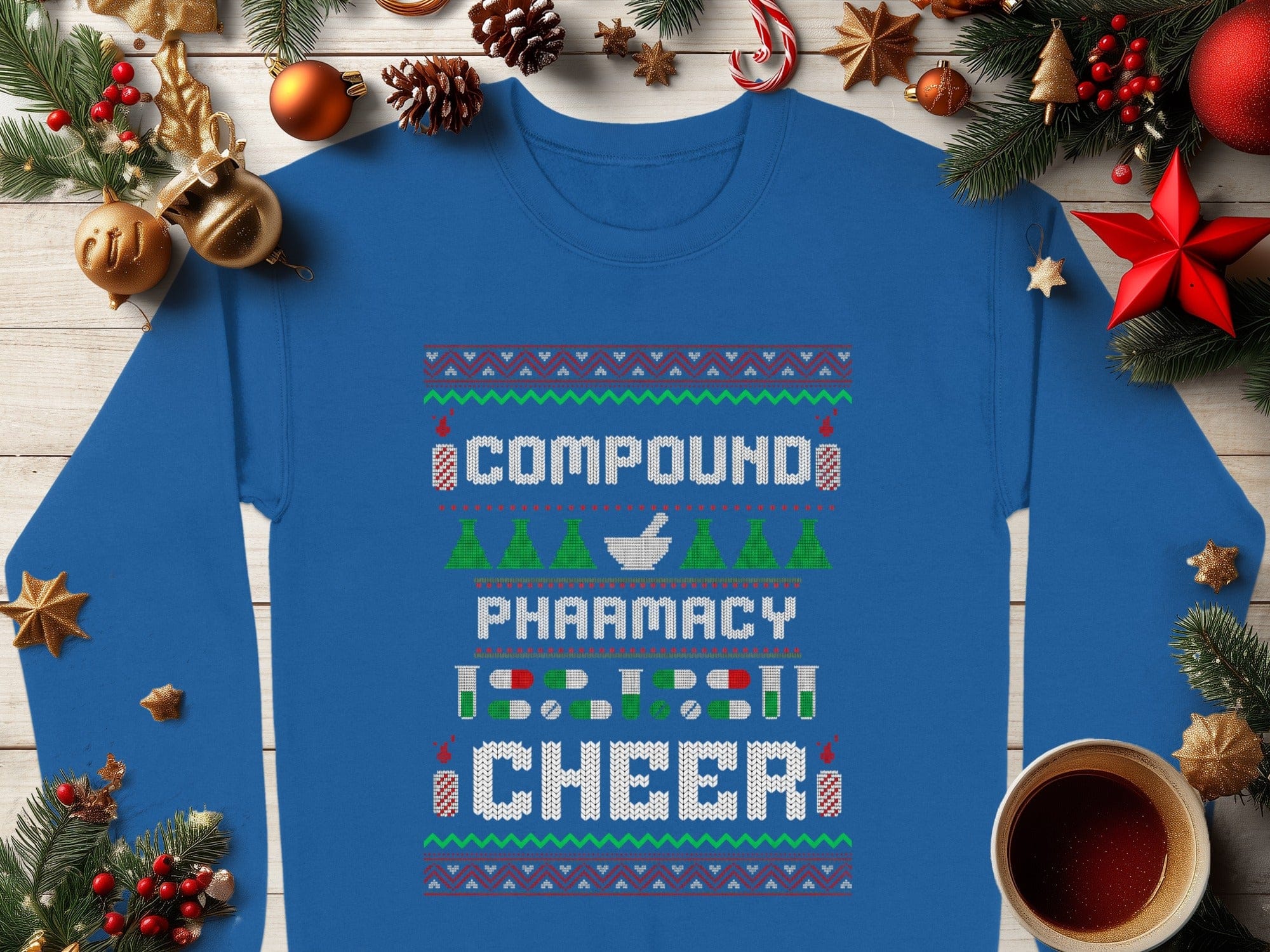Compound Pharmacy Cheer Christmas Sweater product