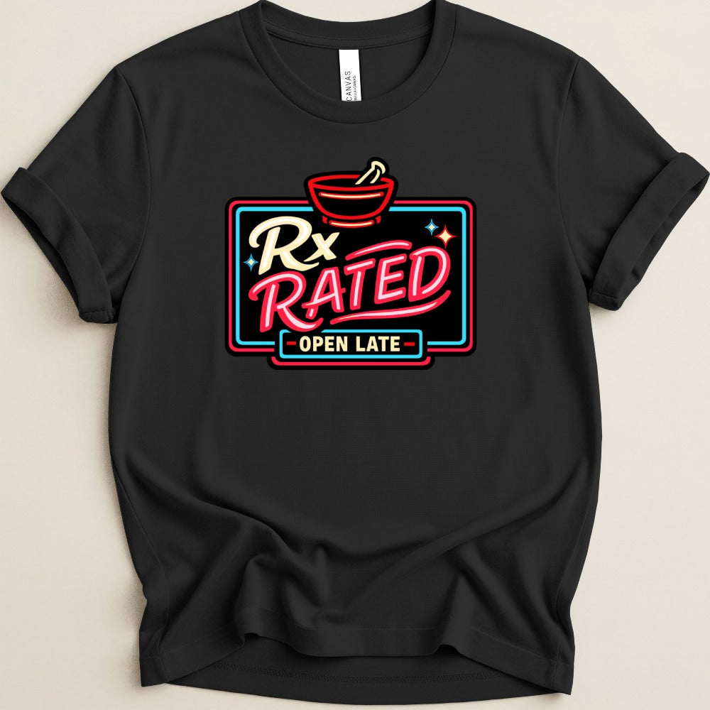 Rx Rated Open Late Tee
