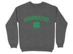 Pharmacist Shamrock (Green Text) Sweatshirt & Hoodie