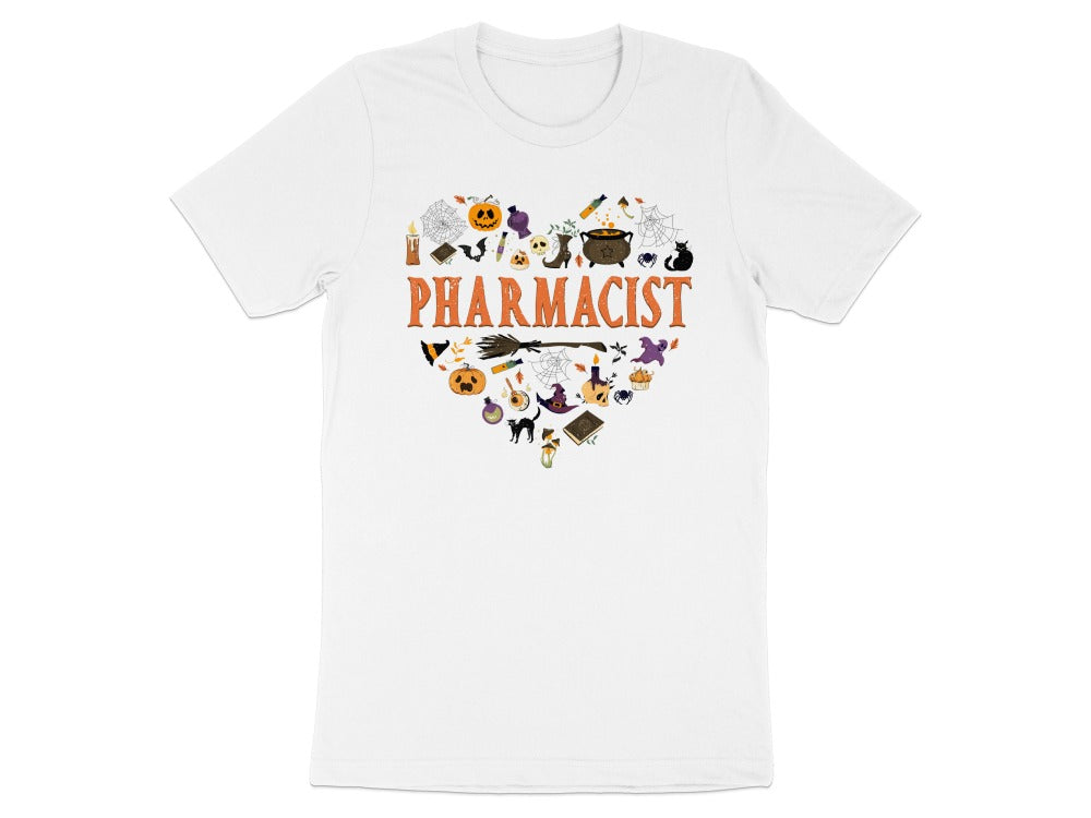 Halloween Pharmacist Heart Tee