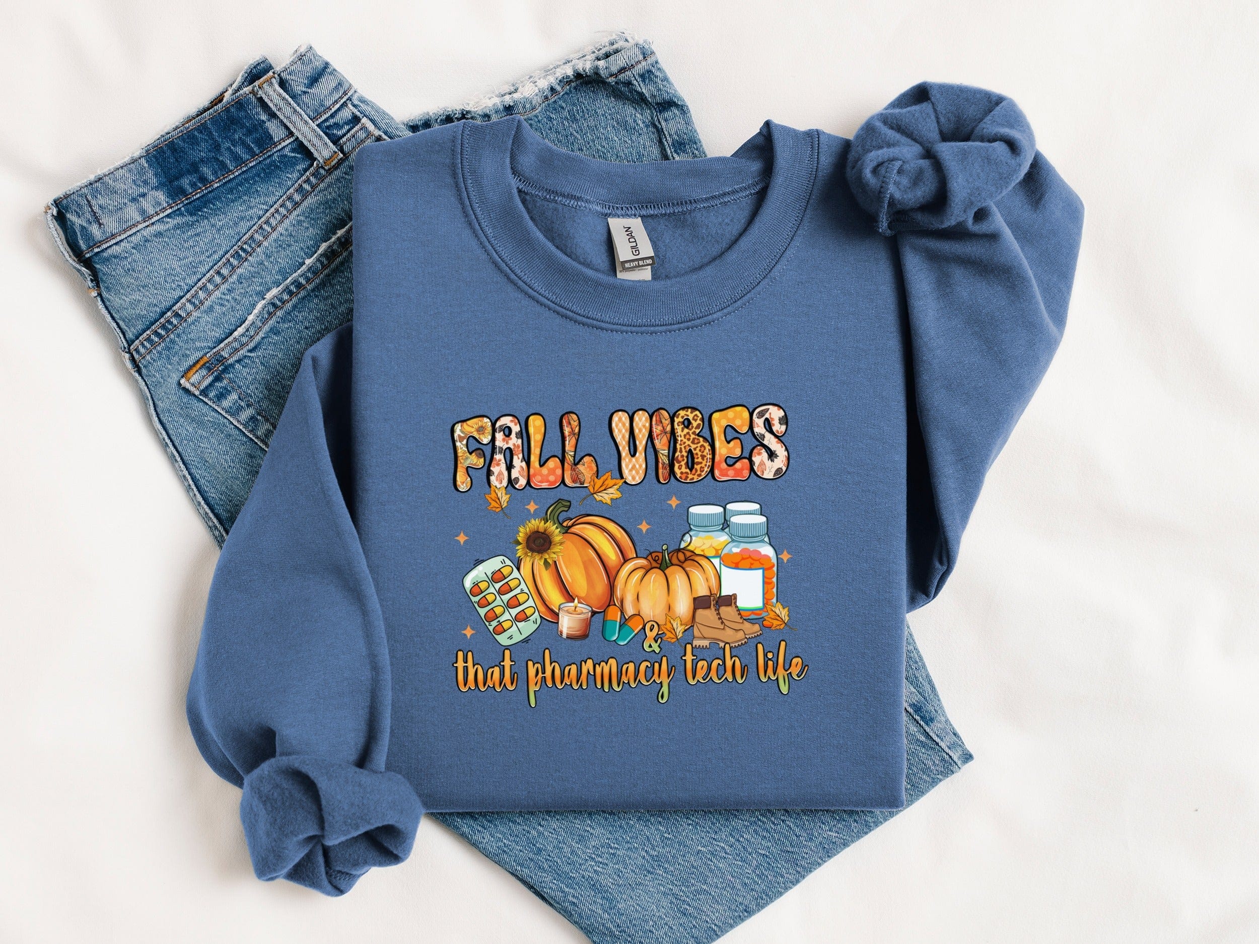 Fall Vibes That Pharmacy Tech Life Sweatshirt product type