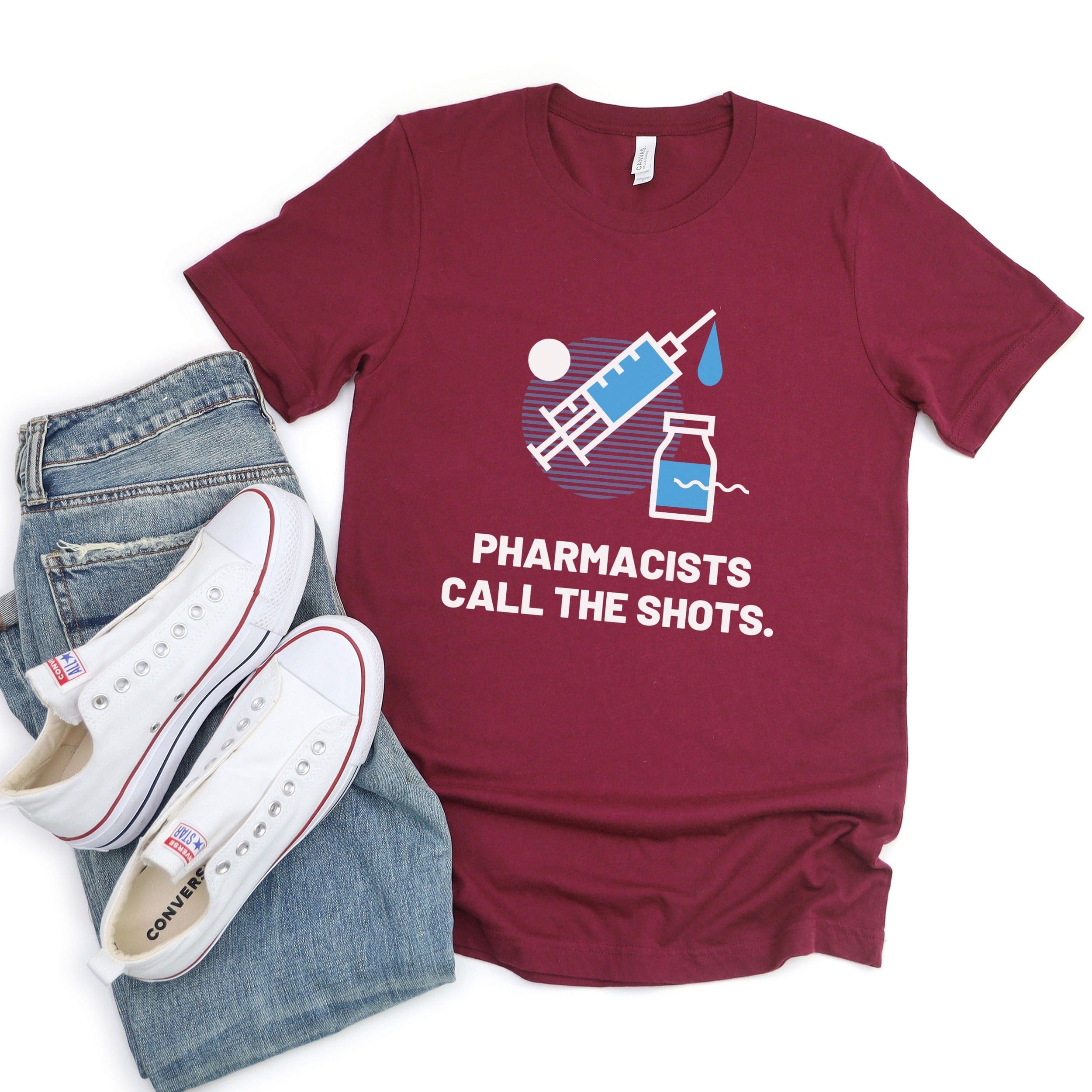 Pharmacists Call The Shots Graphic Print Shirt product type