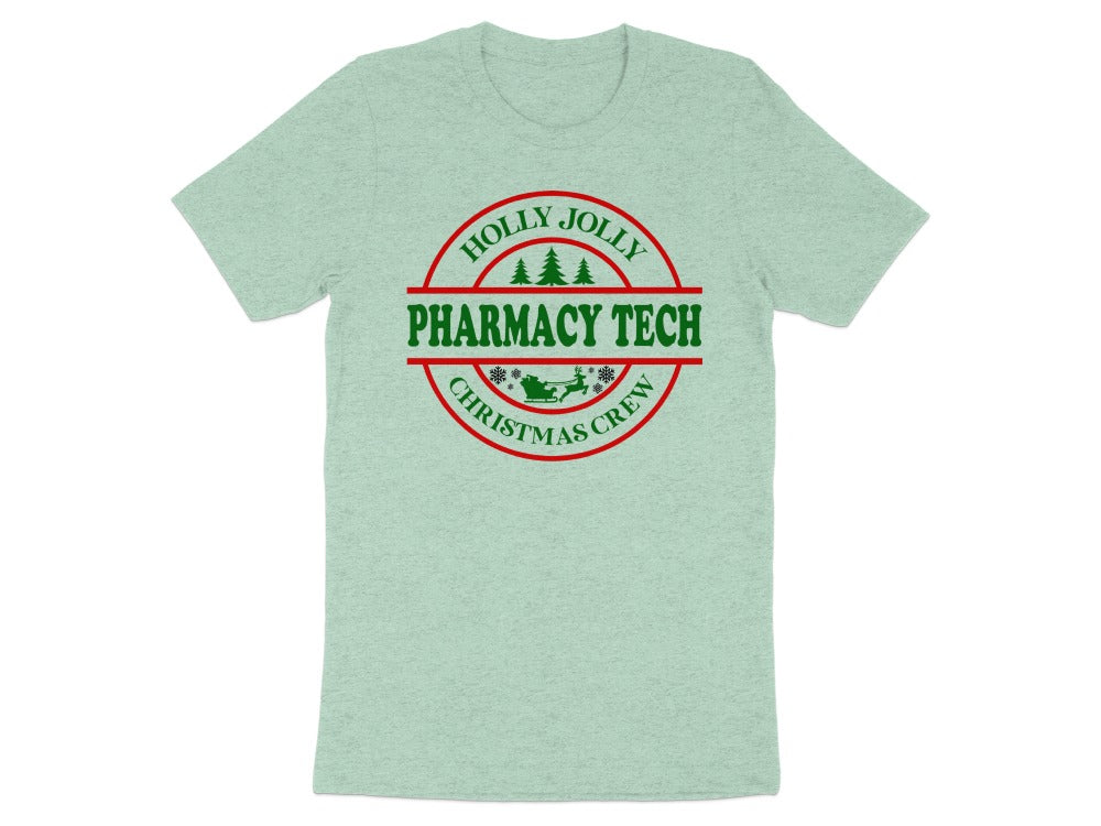Holly Jolly Badge Pharmacy Tech Tee
