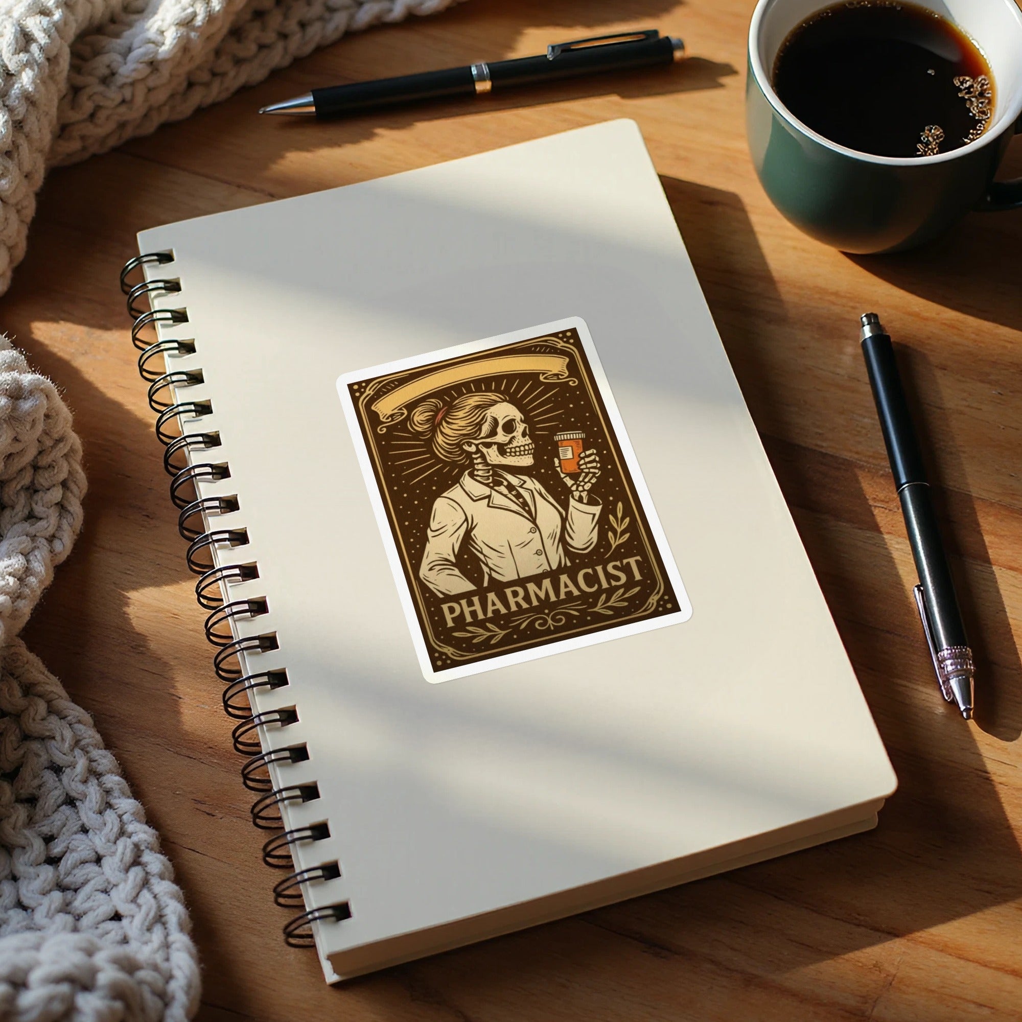 Unique Pharmacist Design Spiral Bound Notebook product
