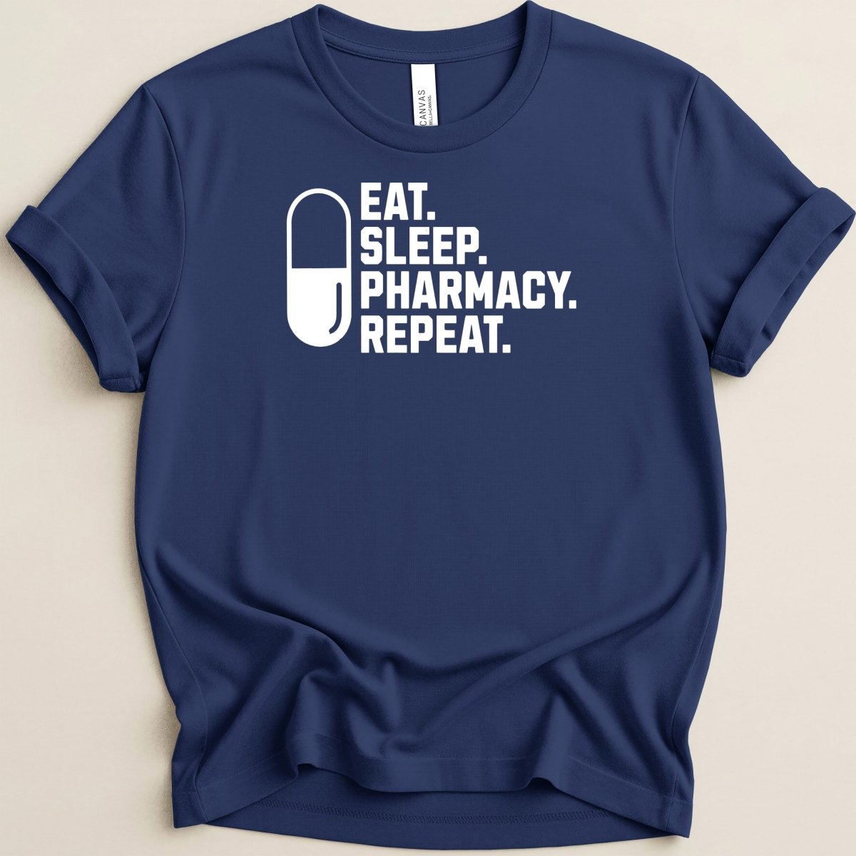 Eat Sleep Pharmacy Repeat v1 Tee - Adverse Reactions