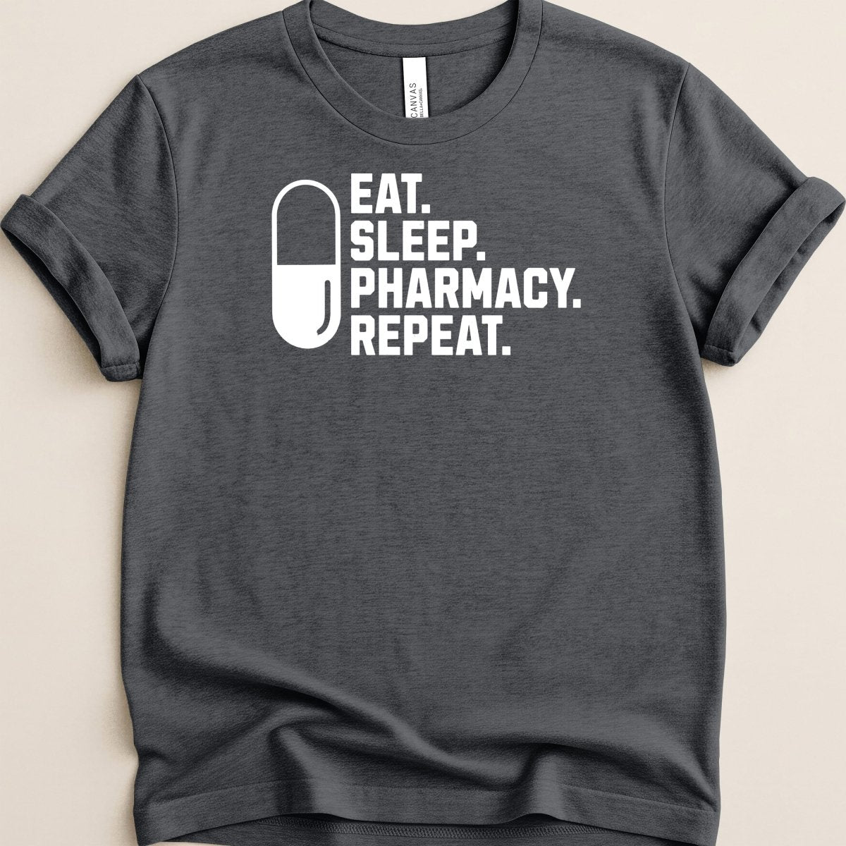 Eat Sleep Pharmacy Repeat v1 Tee - Adverse Reactions