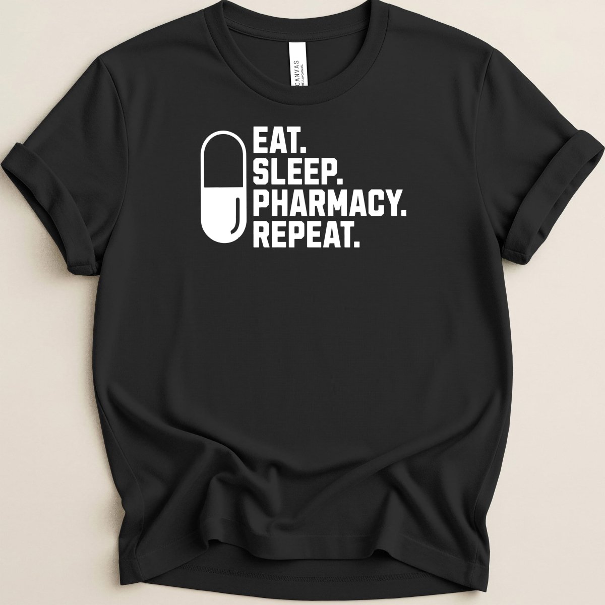 Eat Sleep Pharmacy Repeat v1 Tee - Adverse Reactions