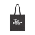 Eat Sleep Pharmacy Repeat v1 Tote Bag - Adverse Reactions