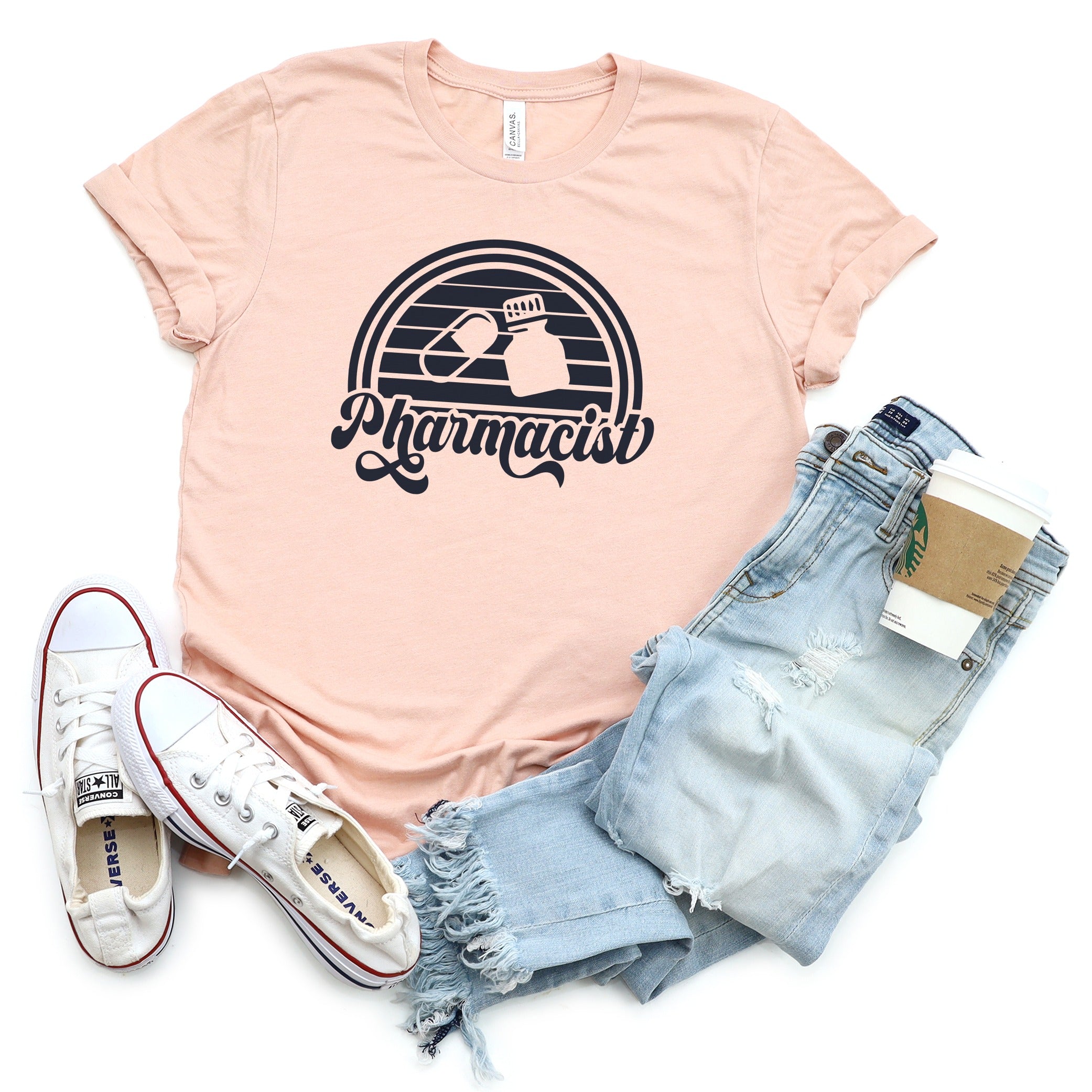 Pharmacist Graphic Tee Casual Wear Short Sleeve Top