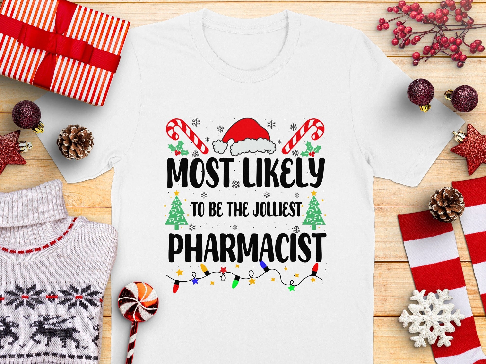 Most Likely To Be The Jolliest Pharmacist T-Shirt