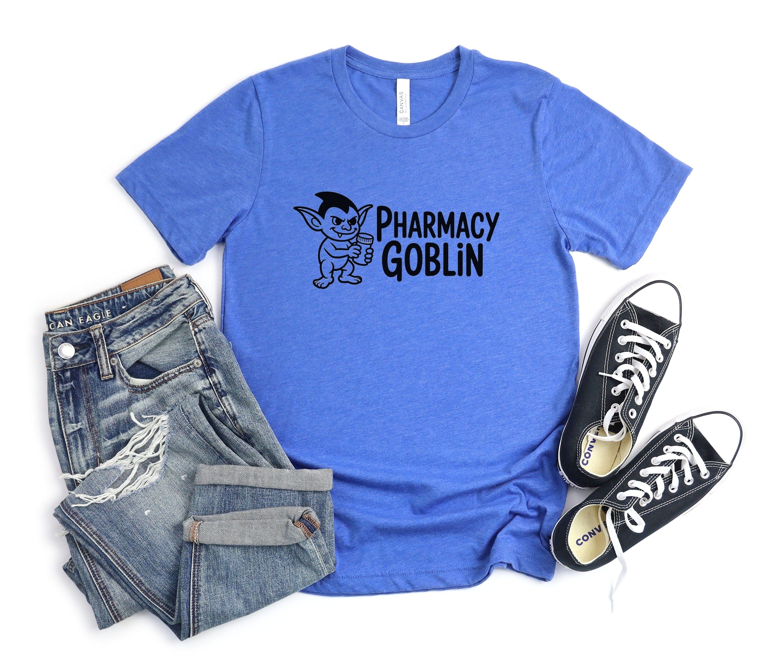 Funny Pharmacy Goblin Graphic Tee Casual Wear product