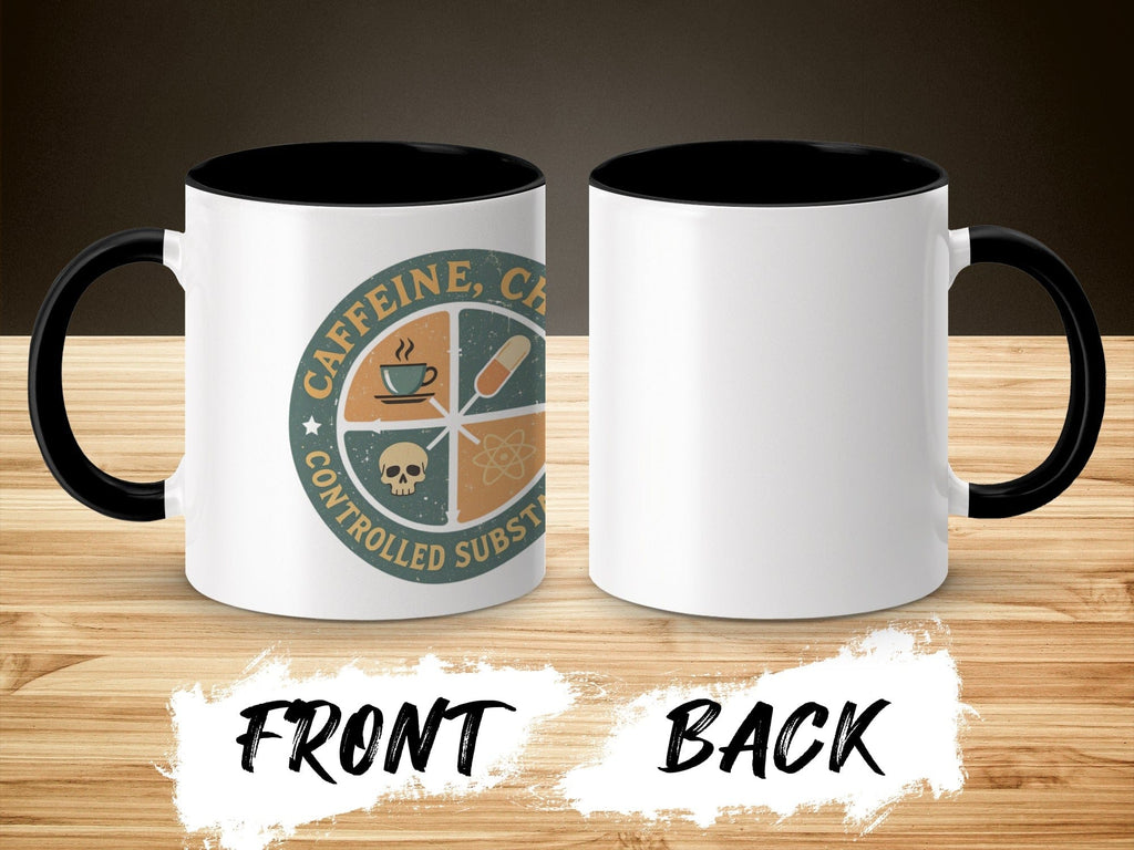 Caffeine Chemistry Controlled Substance Coffee Mug