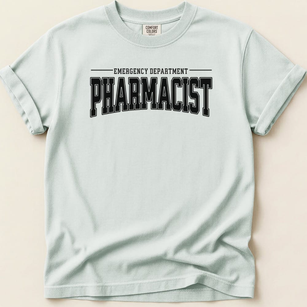 Emergency Department Pharmacist Tee - Adverse Reactions