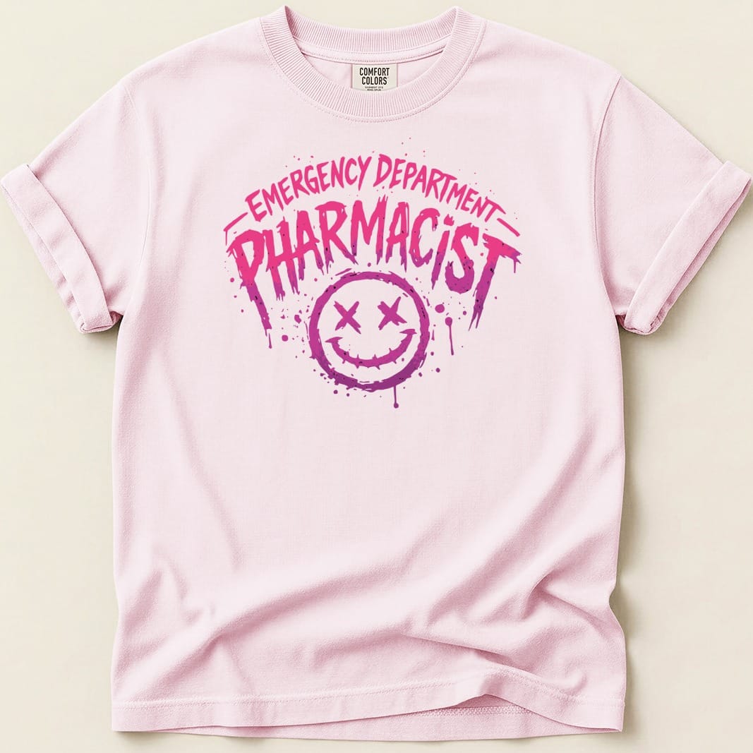 Emergency Department Pharmacist Tee - Adverse Reactions