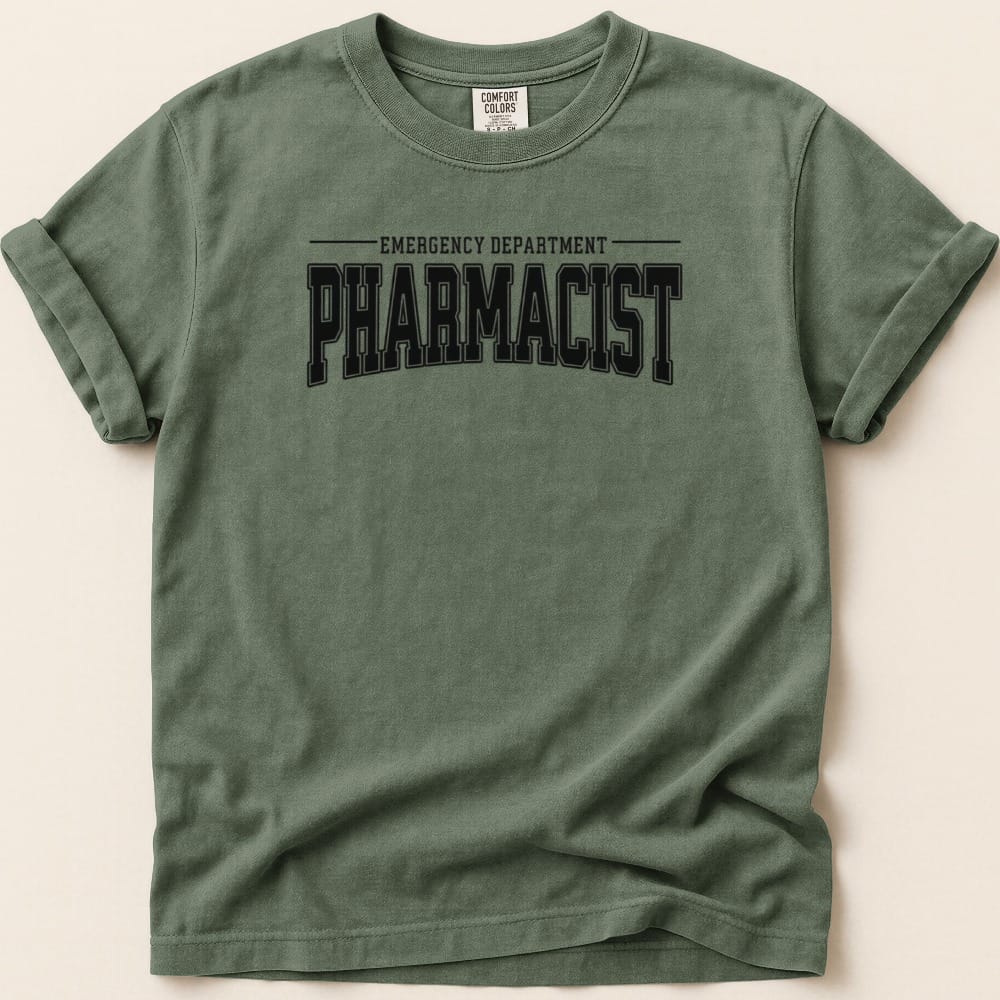 Emergency Department Pharmacist Tee - Adverse Reactions