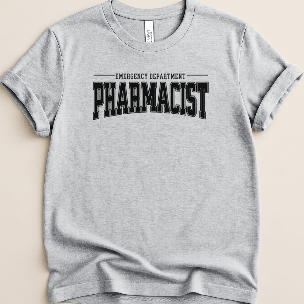 Emergency Department Pharmacist Tee - Adverse Reactions
