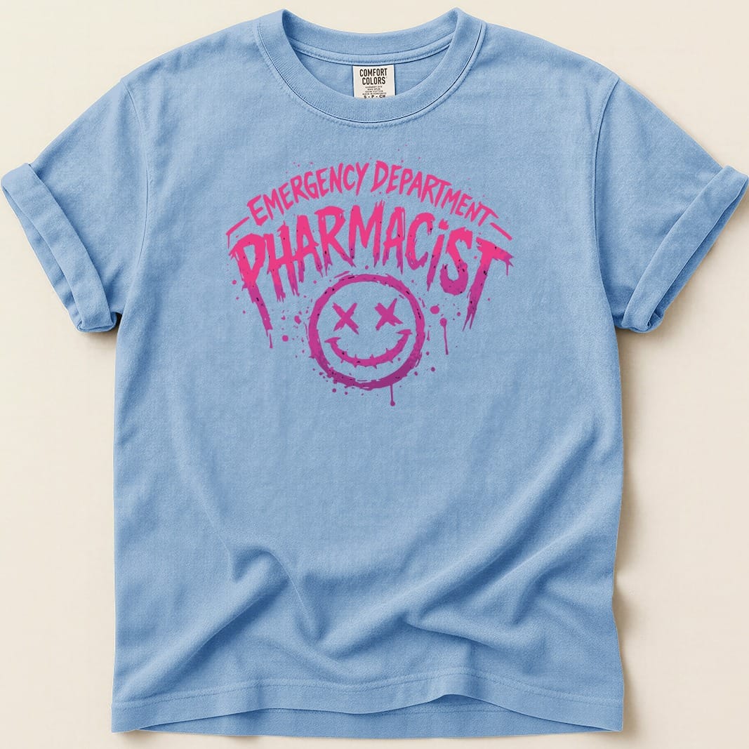 Emergency Department Pharmacist Tee - Adverse Reactions