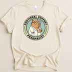 Emotional Support Pharmacist Capybara Tee - Adverse Reactions