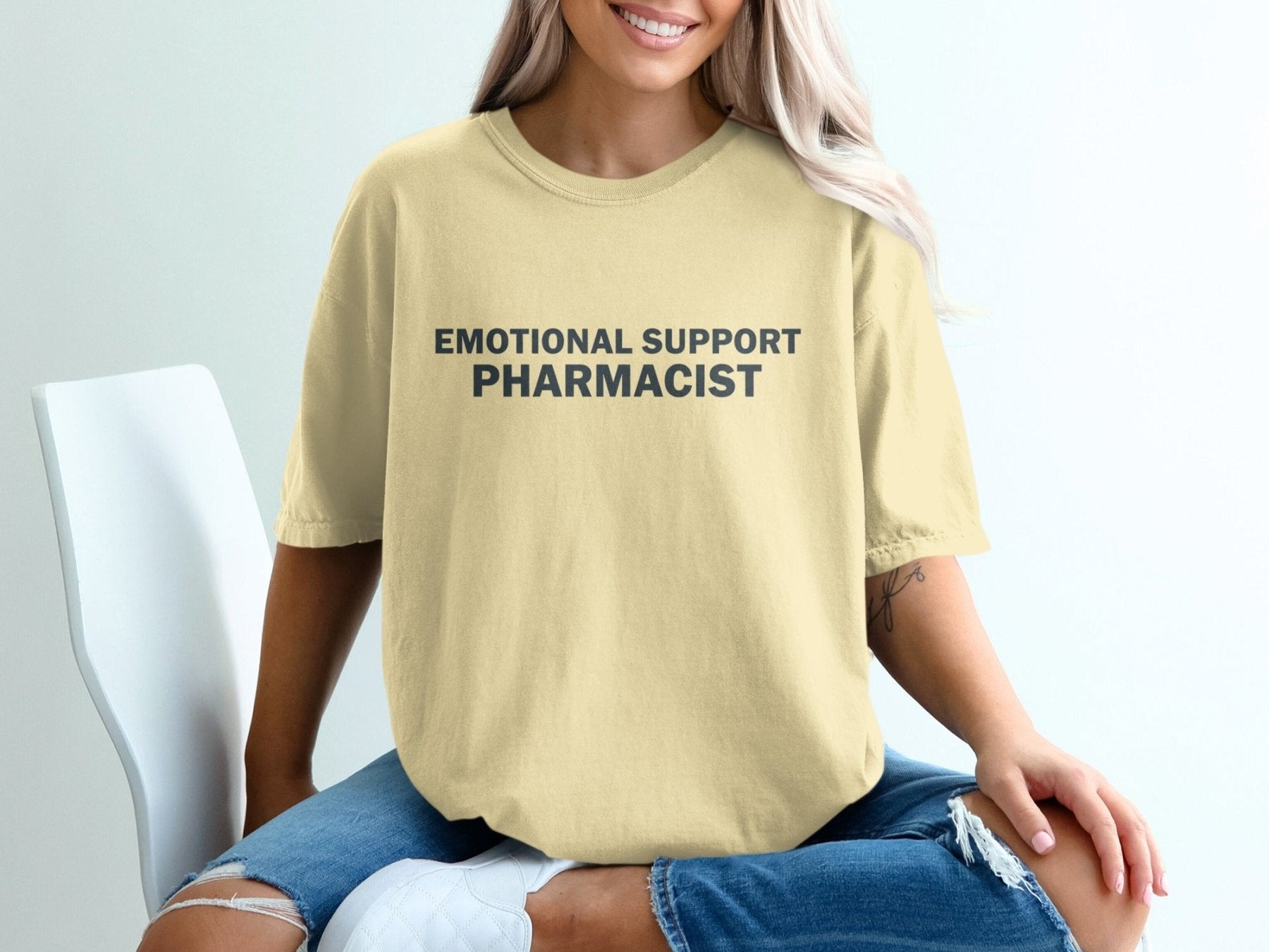 Emotional Support Pharmacist Tee - Adverse Reactions