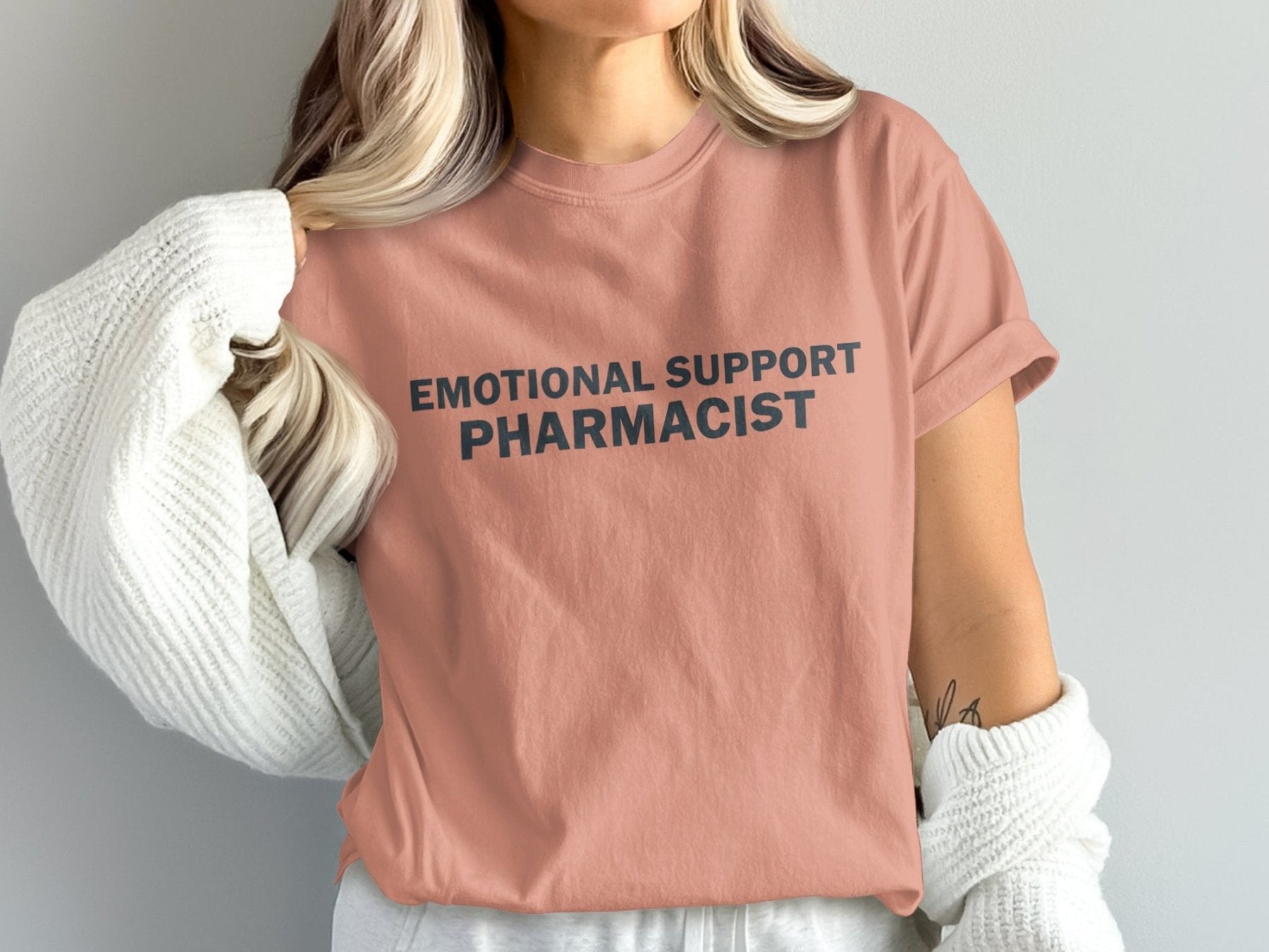 Emotional Support Pharmacist Tee - Adverse Reactions
