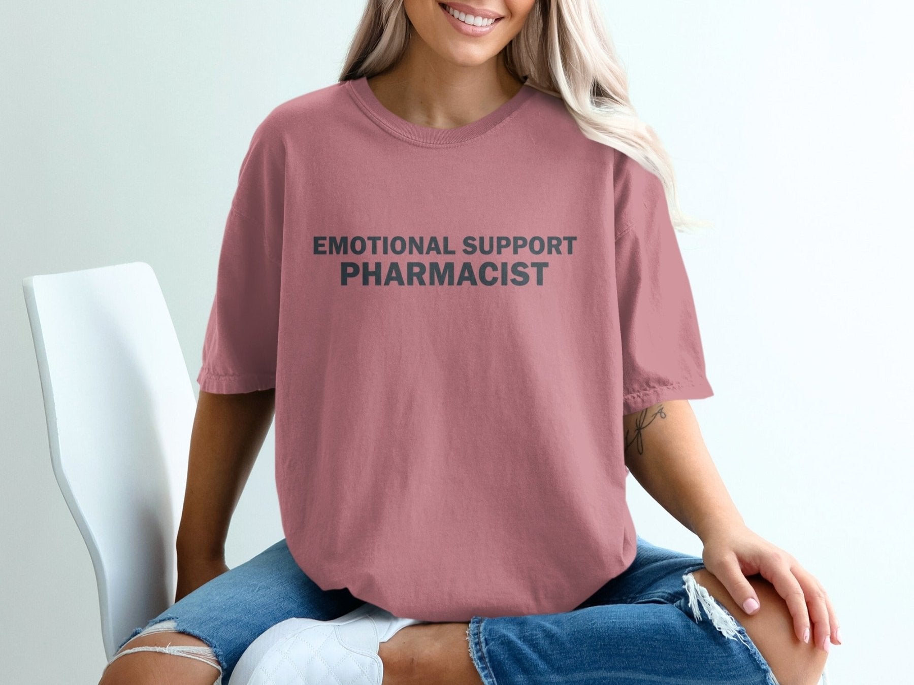 Emotional Support Pharmacist Tee - Adverse Reactions