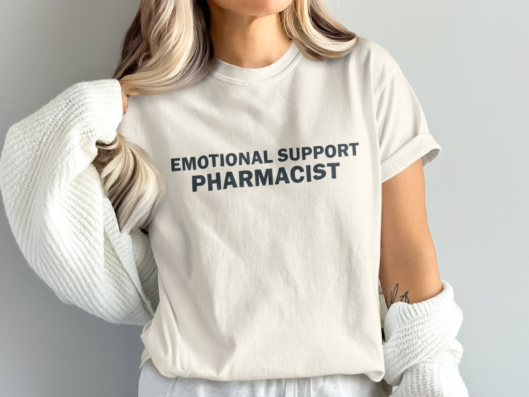 Emotional Support Pharmacist Tee - Adverse Reactions
