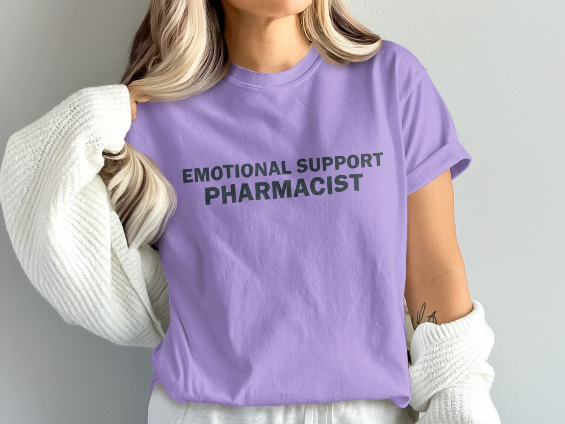 Emotional Support Pharmacist Tee - Adverse Reactions