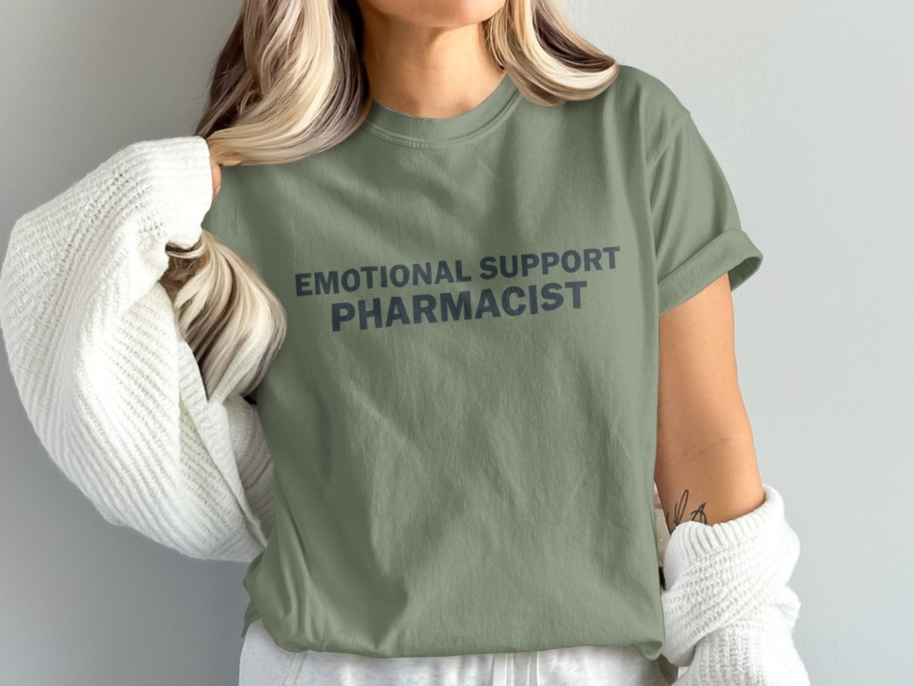 Emotional Support Pharmacist Tee - Adverse Reactions