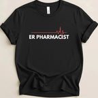 ER Pharmacist Heartbeat Line Tee - Adverse Reactions