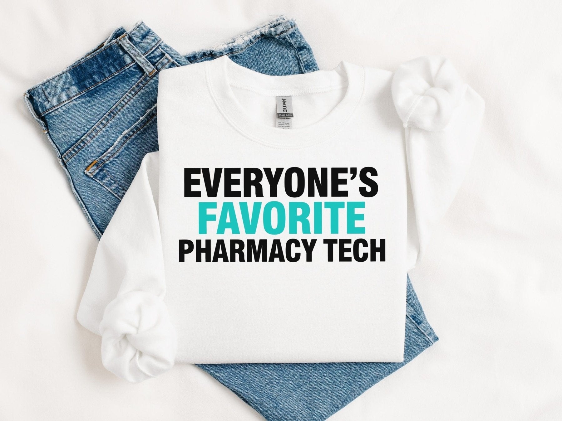 Everyone’s Favorite Pharmacy Tech Sweatshirt - Adverse Reactions - Pharmacy Apparel for Pharmacists, Techs & Students