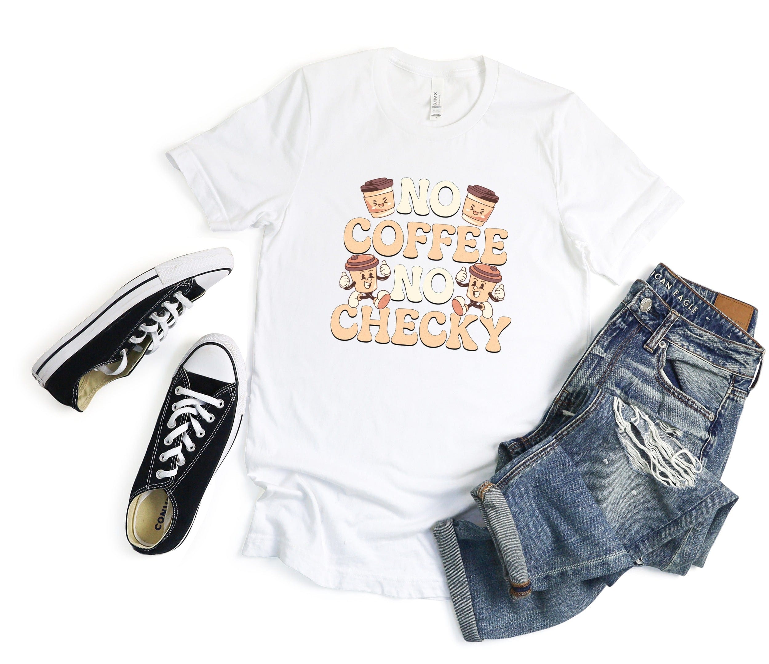 No Coffee No Checky Graphic Tee product