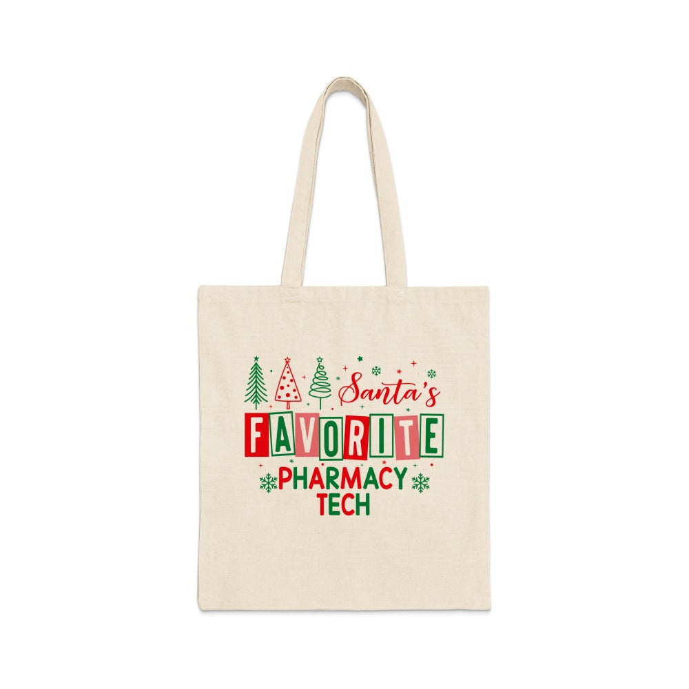 Santa’s Favorite Pharmacy Tech Tote Bag