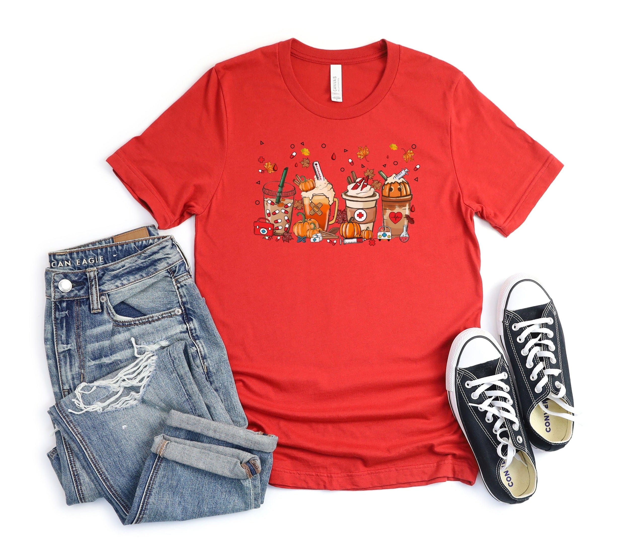 Fun and Vibrant Cartoon Food Beverage Print product