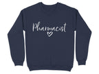 Pharmacist Heart Script Sweatshirt & Hoodie