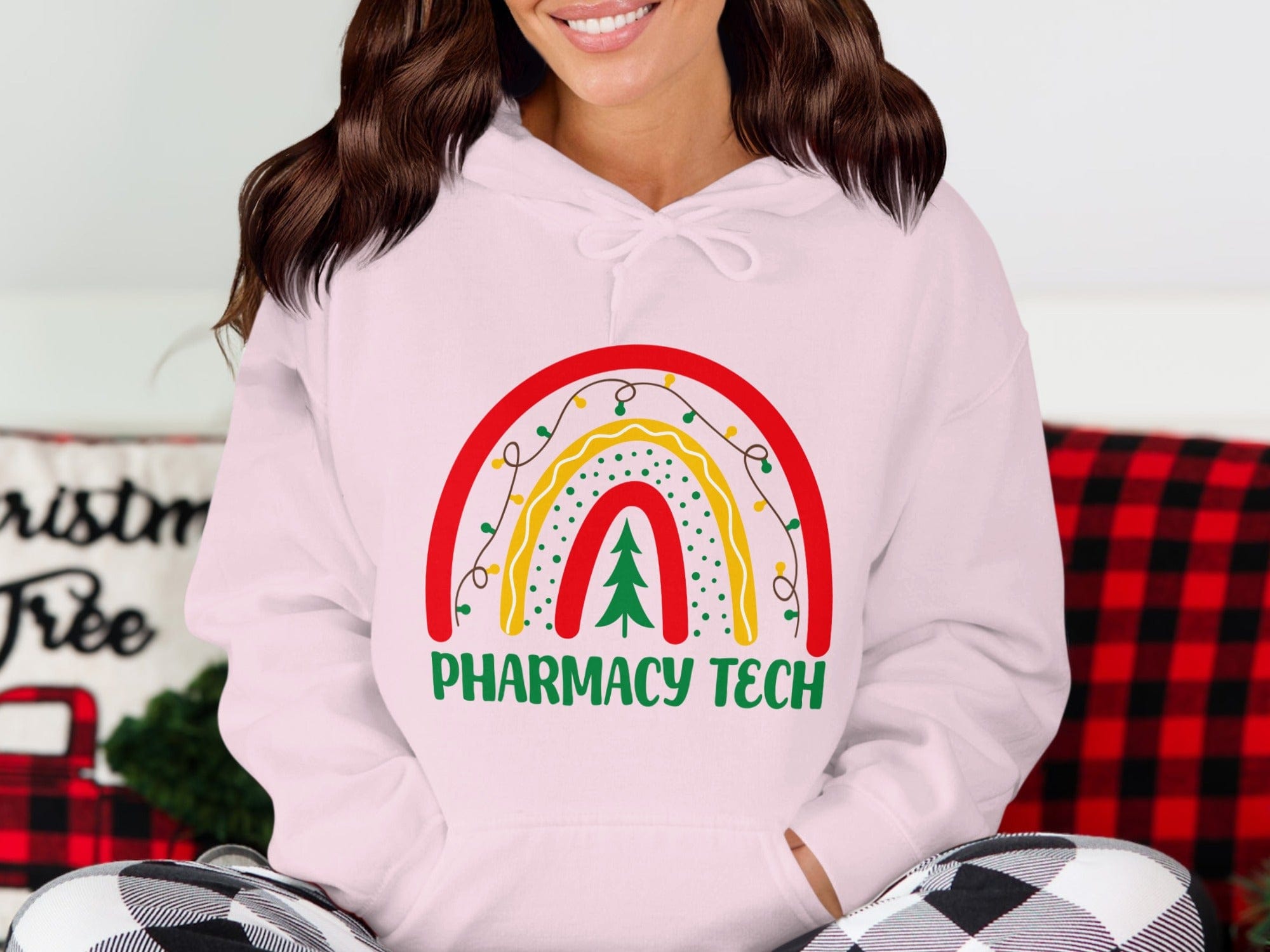 Christmas Pharmacy Tech Rainbow Pullover Product