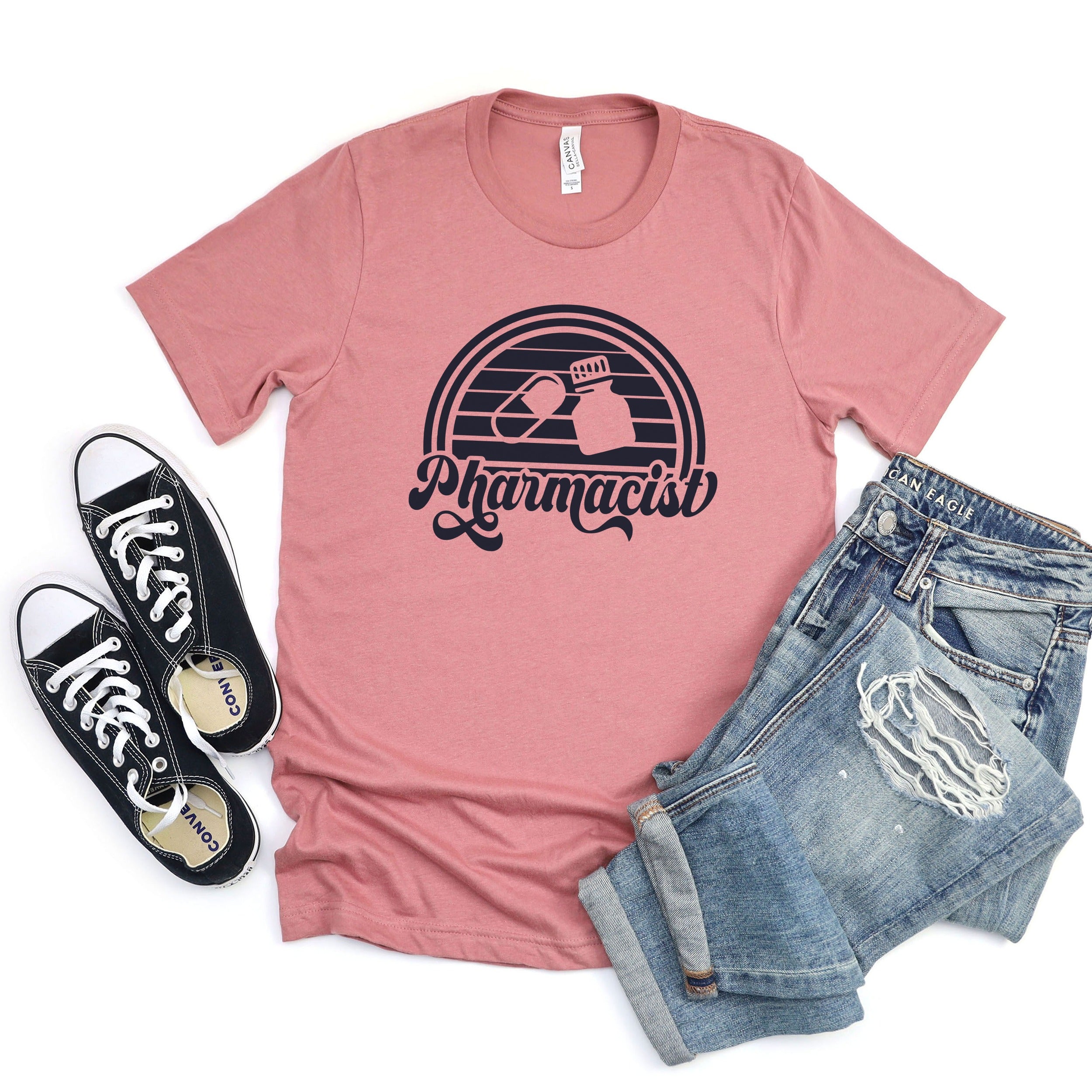 Pharmacist Graphic Tee Casual Relaxed Fit Shirt