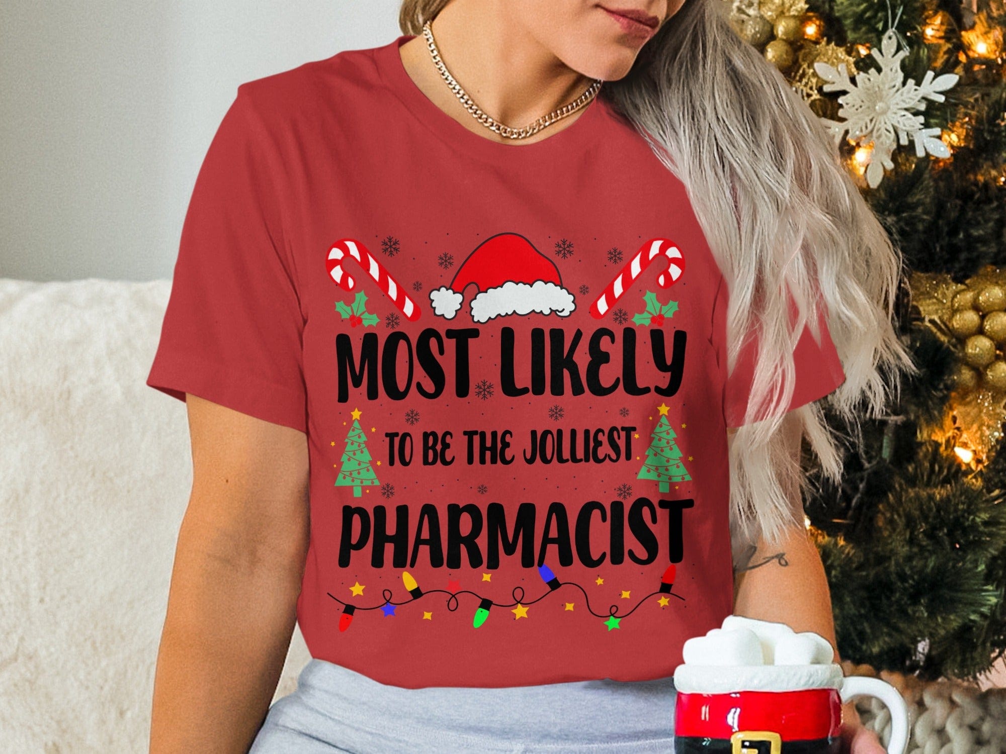 Most Likely To Be The Jolliest Pharmacist T-shirt