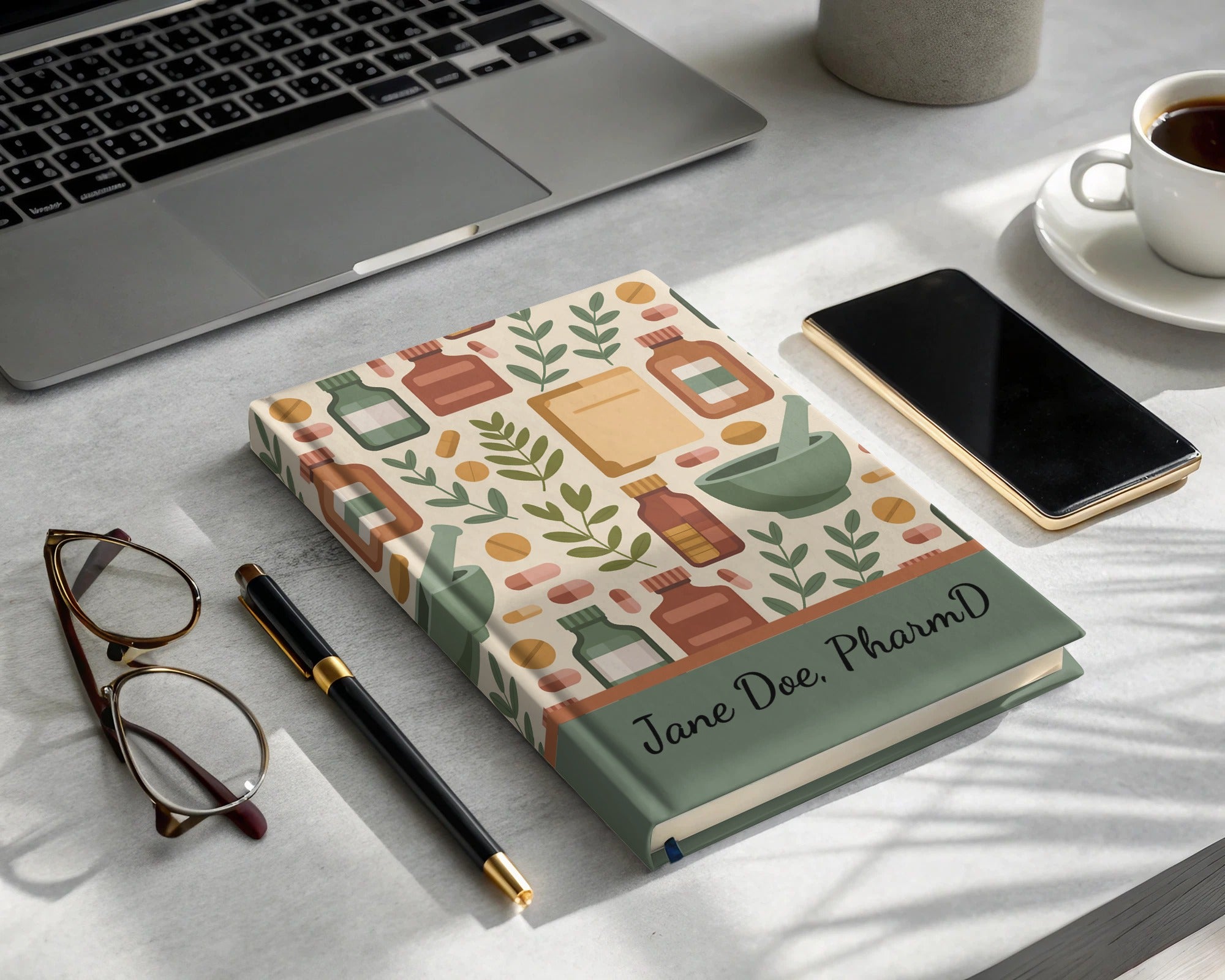 Custom Pharmacy Design Personalized Notebook product
